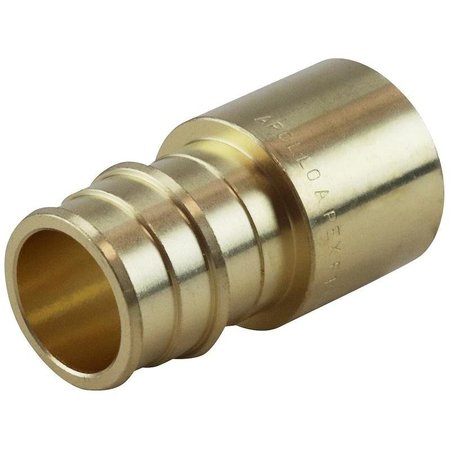 APOLLO VALVES Pipe Adapter, 34 in, PEXA Barb x Sweat, Brass, 200 psi Pressure EPXFS3434